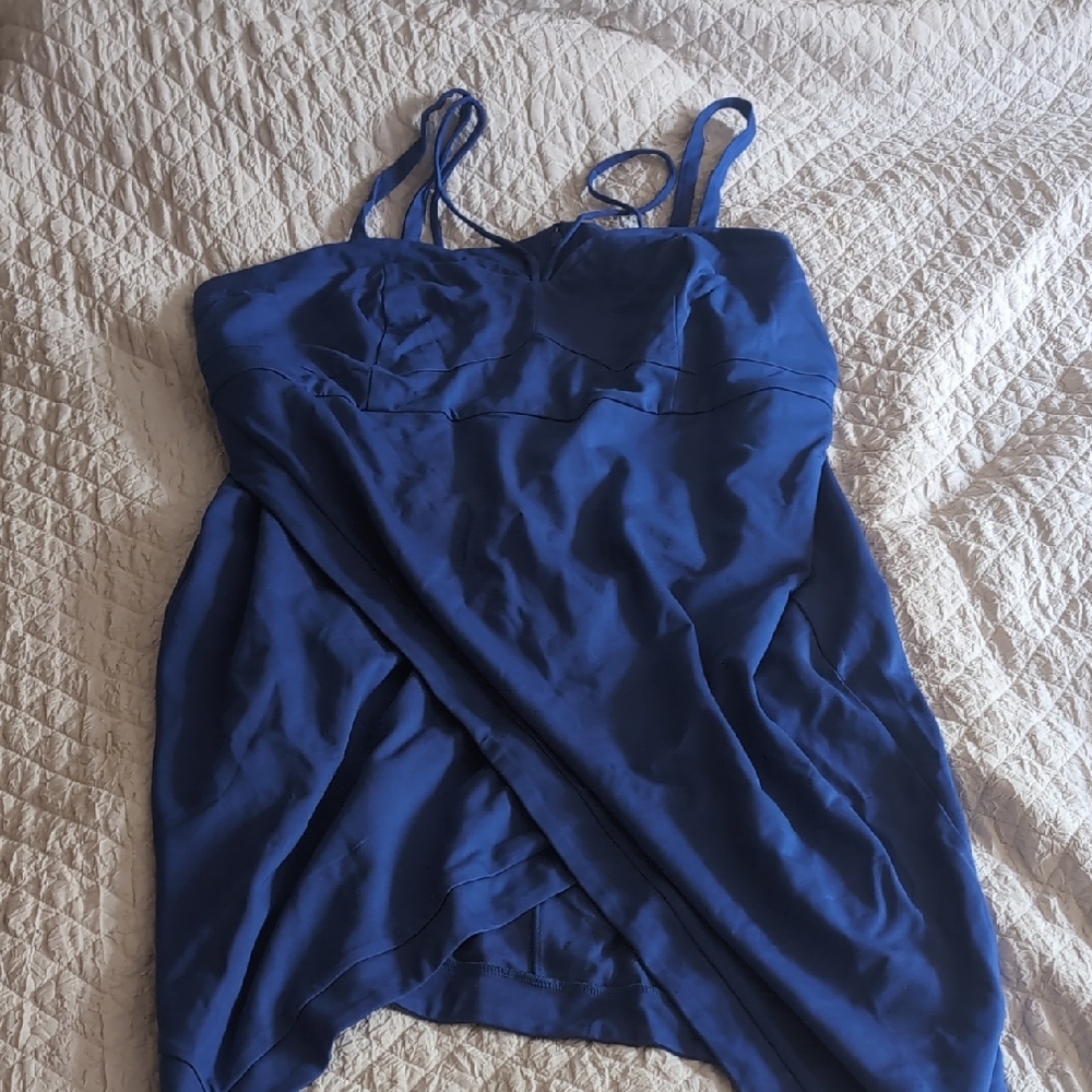 Torrid Royal Blue Asymmetrical Dress